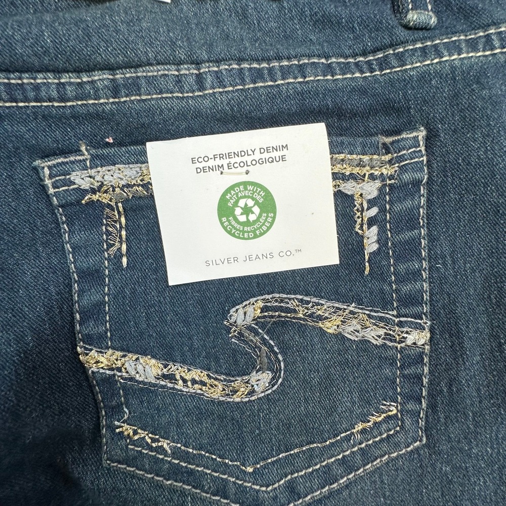 Silver Jeans Co Sasha Skinny Jeans Girls 16 Blue Eco Denim Slim Fit NWT - Picture 15 of 16